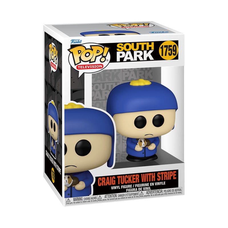 South Park: POP Craig Tucker with Stripe (1759) Figur, Vinylfigur, Blau, South Park, Craig Tucker
