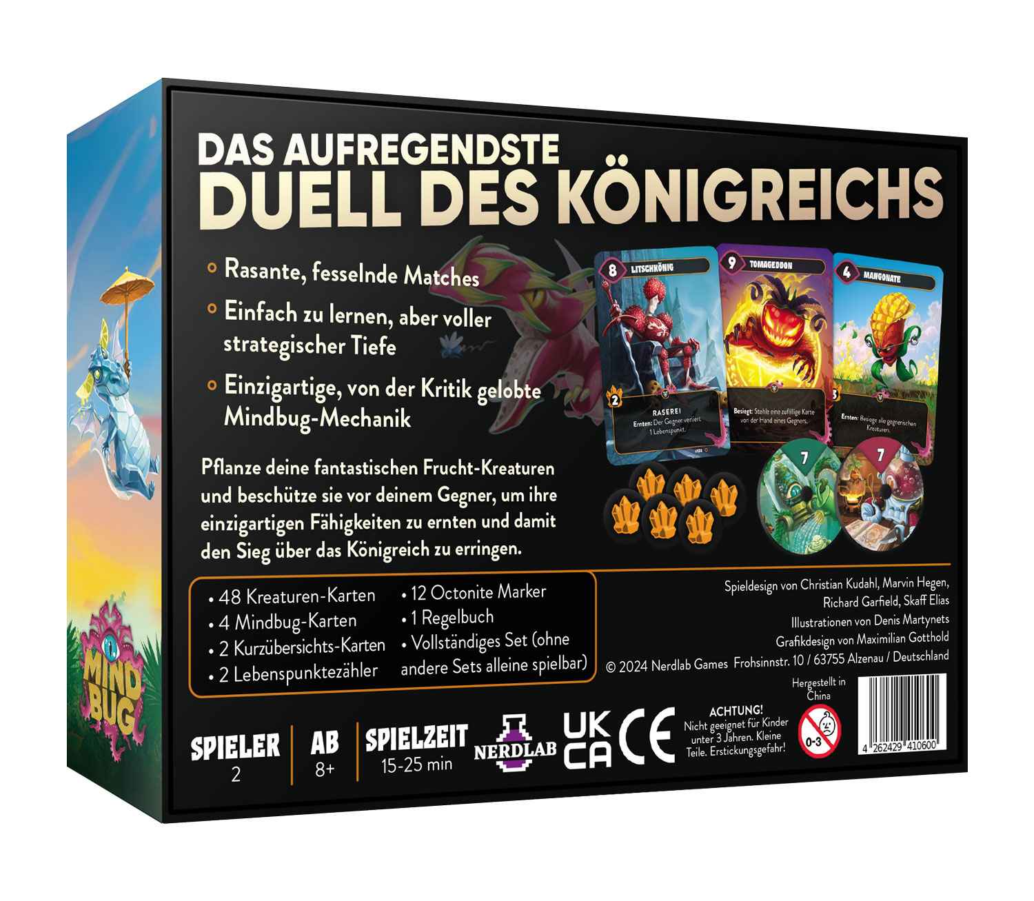 Mindbug: Königreich der Kampffrüchte dt. Mindbug: Königreich der Kampffrüchte dt.