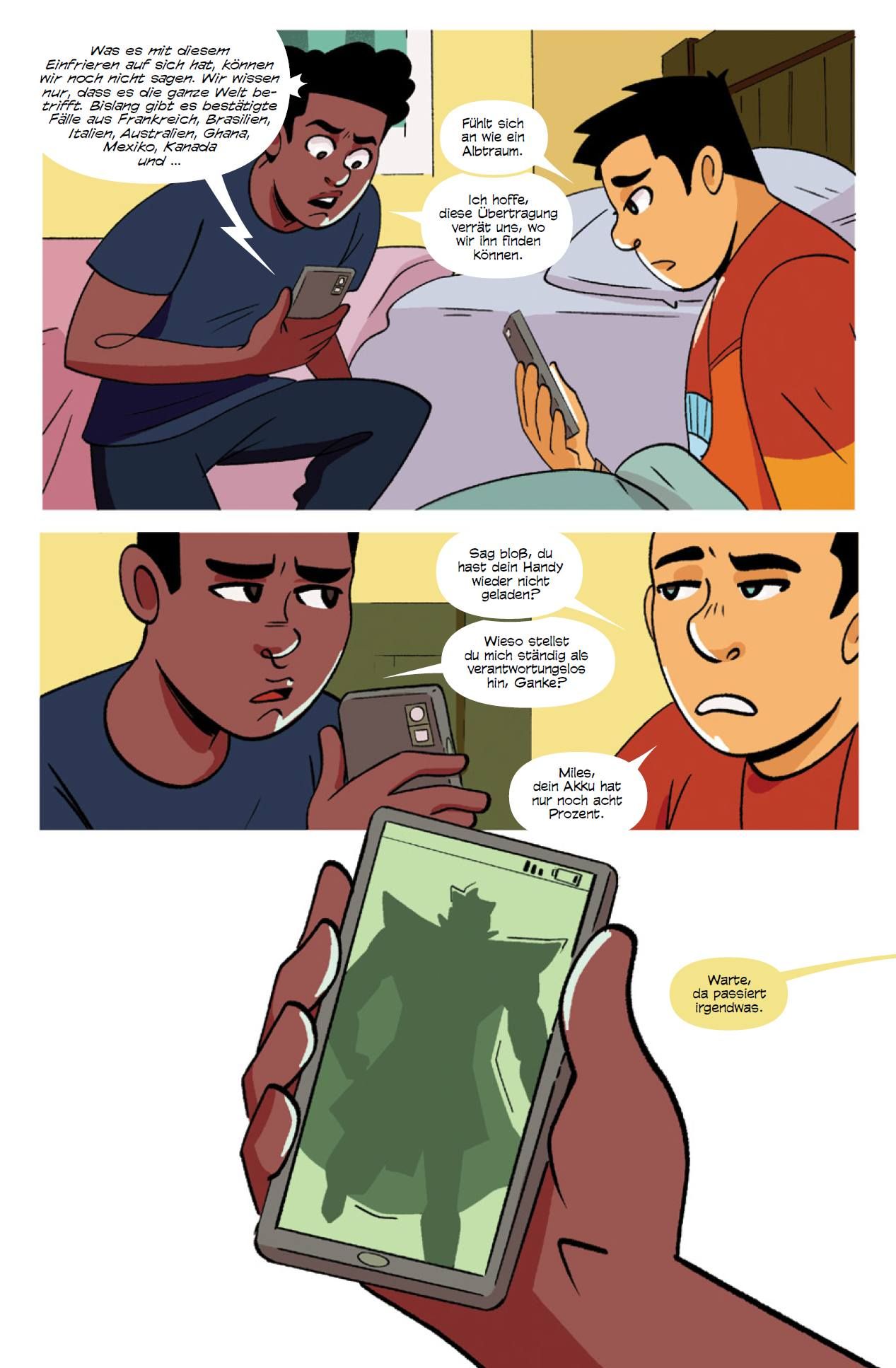 Smartphone, Handy, Comic, Smartphone-Scan, Screenshot
