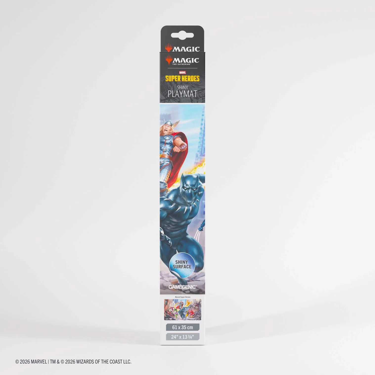 Gamegenic: Magic Marvel's Superheroes Shiny Playmat - Avengers playmat, super heroes, shiny, surface, graphic