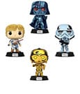 Star Wars: POP 4er Set Retro Darth Vader/Stormtrooper/C3PO/Luke Skywalker
