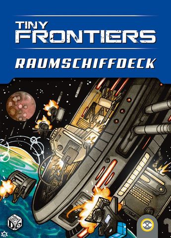 Tiny Frontiers RSP: Raumschiffdeck Raumschiffdeck, Spaceship deck, Nebelraum, Frontier-Titel, SciFi-Comic