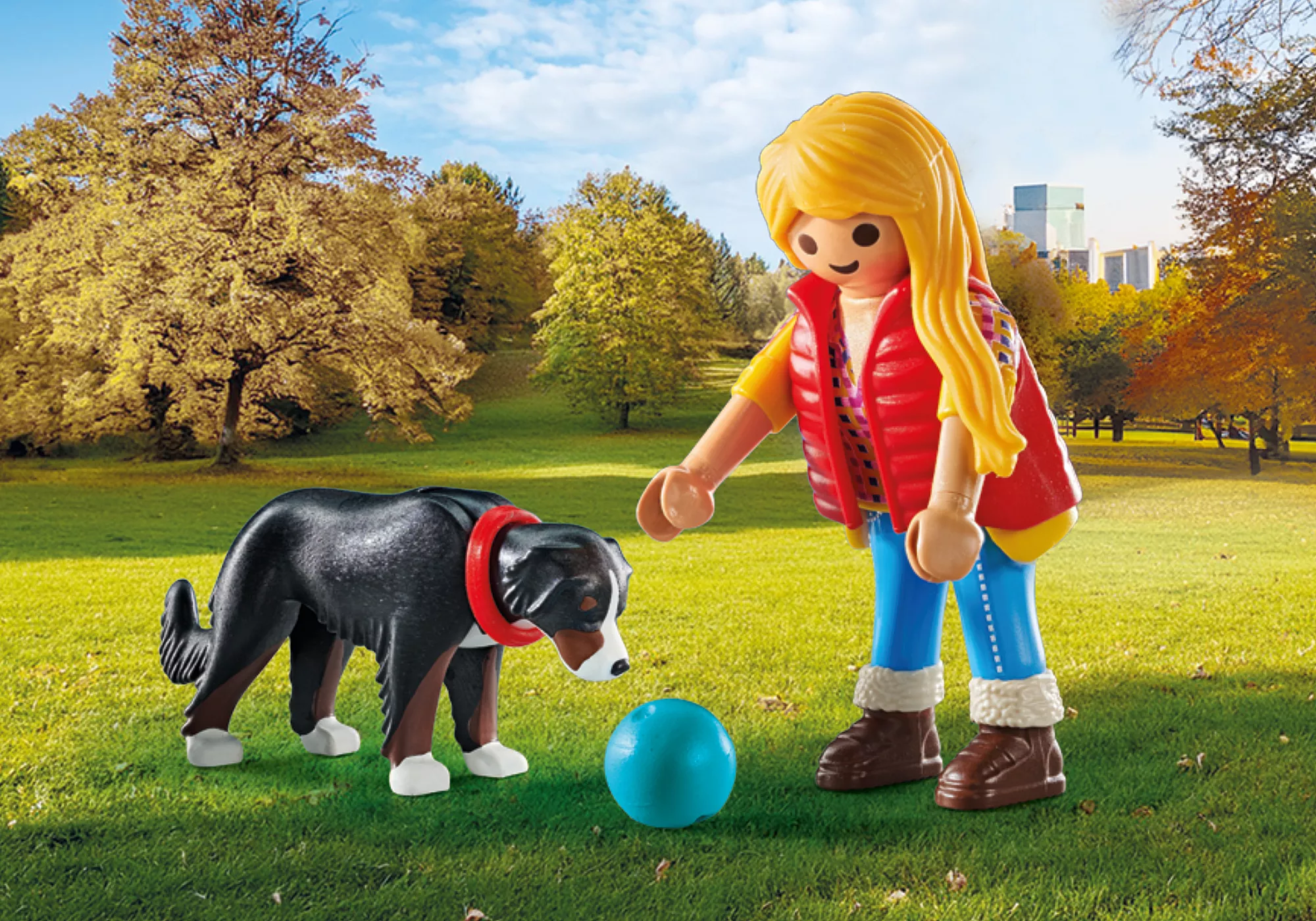 Playmobil: My Life - Frau mit Sennenhund