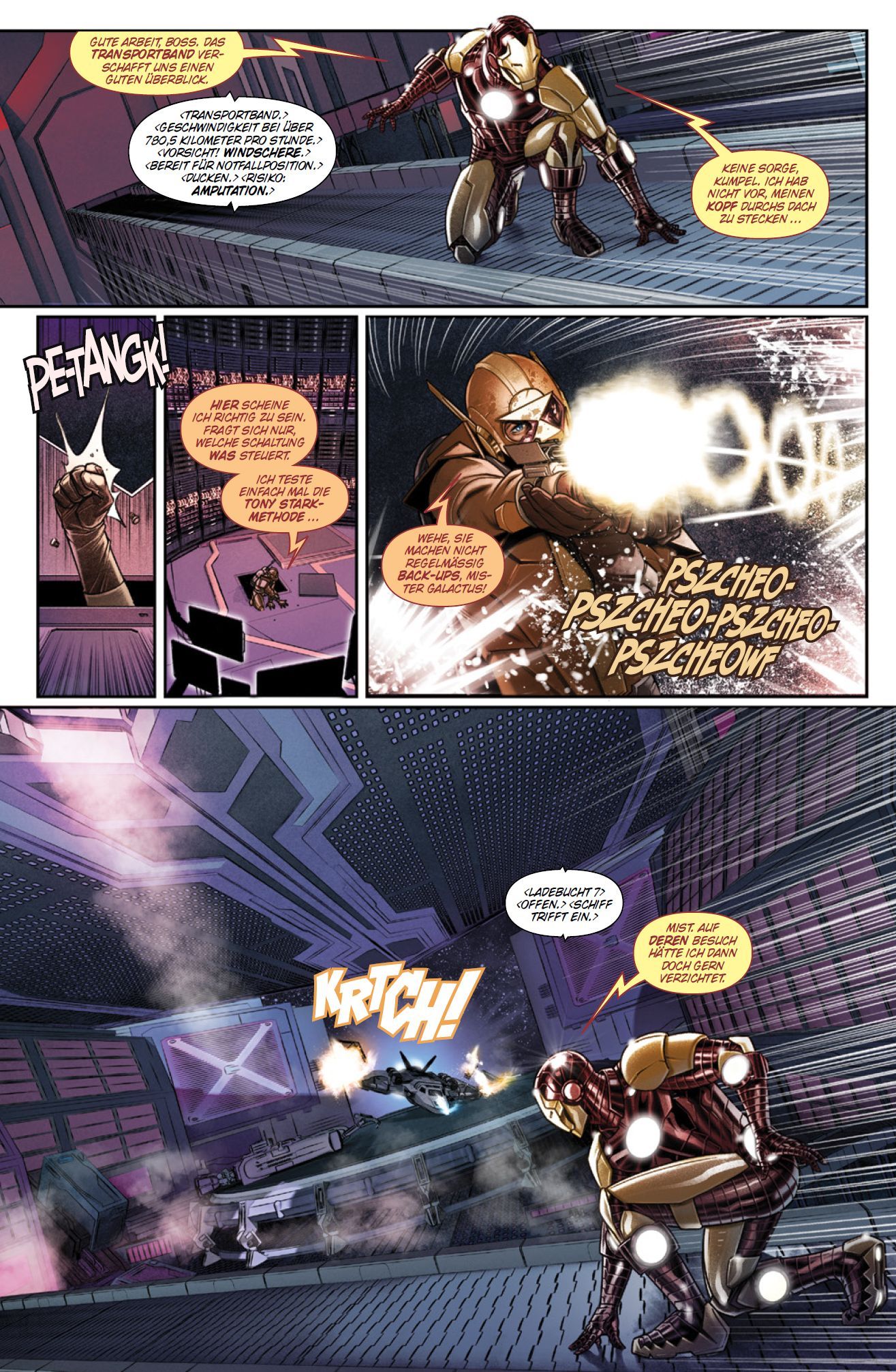 Iron Man: Der Eiserne Bd.3: Mann, Held und Gott Comic, Action, Robot, Kampf, Waffen