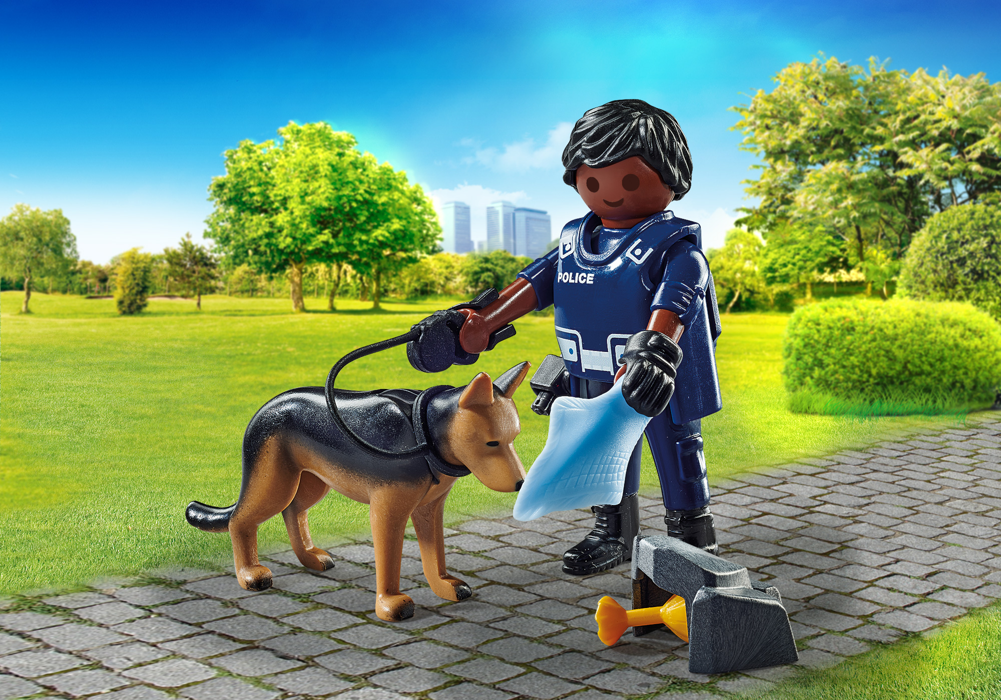 Playmobil: Special Plus - Polizist mit Spürhund 