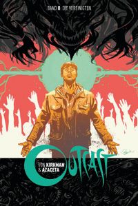 Outcast Bd.8: Die Vereinigte poster, Mann, Jacke, Menge, Kathedrale