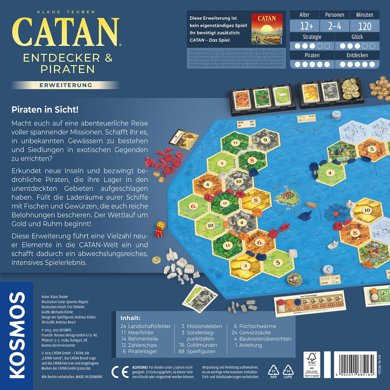 Catan: Entdecker & Piraten 3/4 2025 Catan: Entdecker & Piraten 3/4 2025