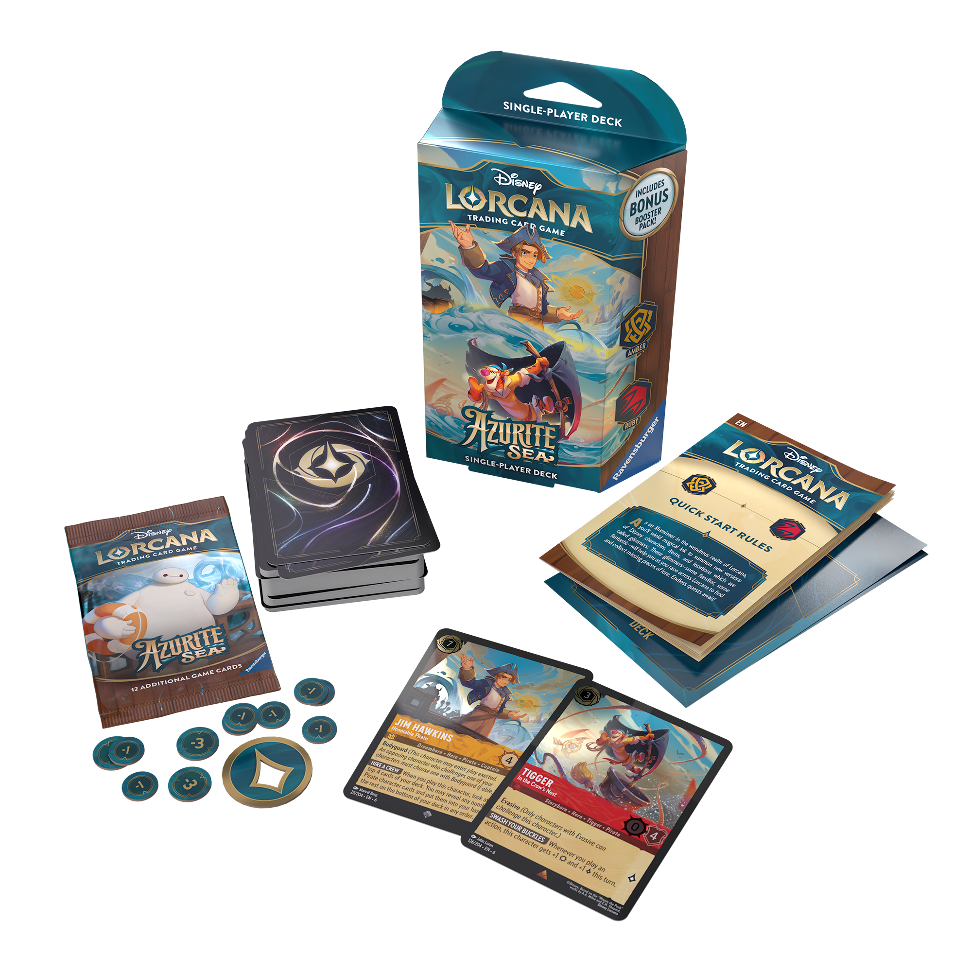Lorcana TCG: Azurite Sea - Starter Deck A Jim Hawkins