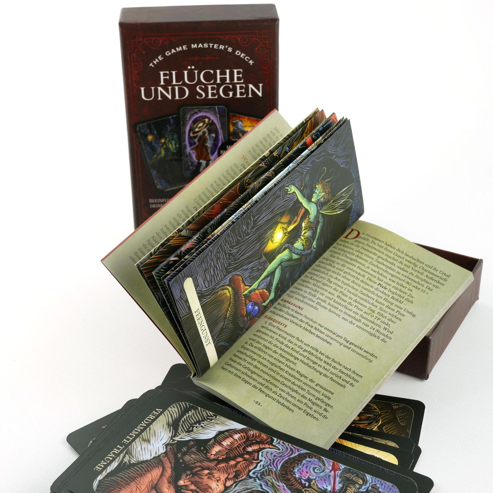 The Game Master's Deck: Flüche und Segen karten, kartenspiel, The Game Master, Flüche und Segen, Deck
