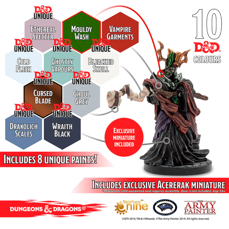 Army Painter: D&D Undead Paint Set Army Painter: D&D Undead Paint Set