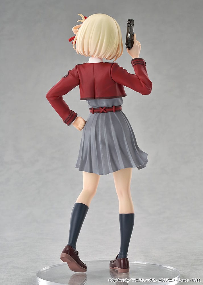 Figurine, Anime-Figur, Schuluniform, Blonde Haare, Pistole