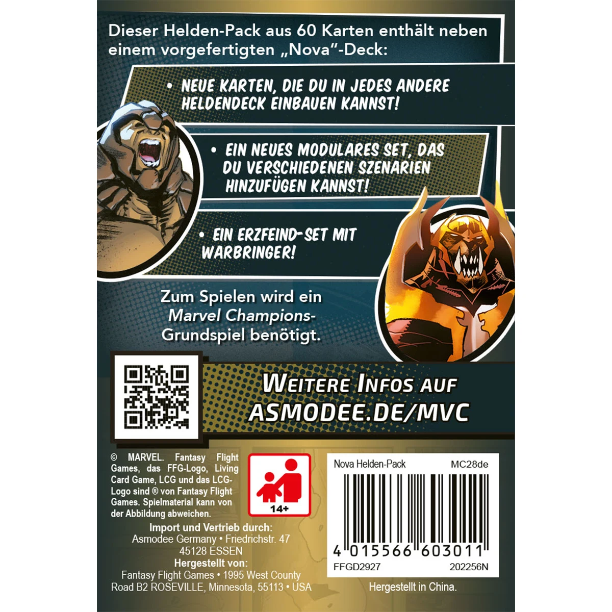 Marvel Champions LCG dt.: Nova Helden-Pack Marvel Champions LCG dt.: Nova Helden-Pack