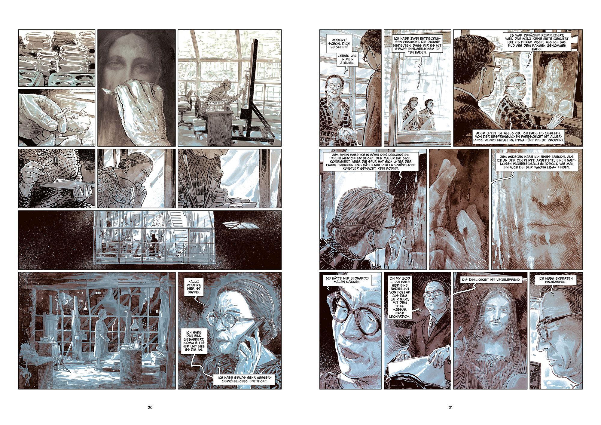 Malerei, Skizzenpanel, Workshop, Work in progress, Comic