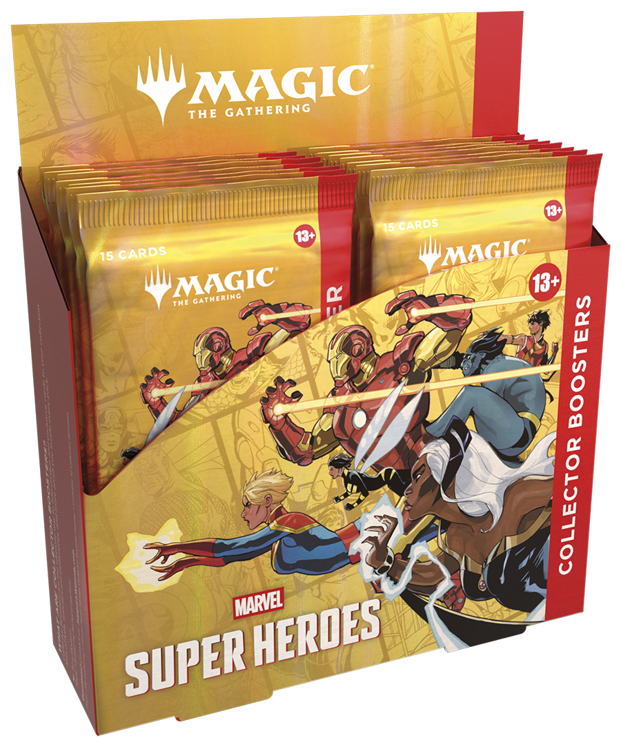 Trading card, Card booster, Super Heroes, Marvel, Collector items