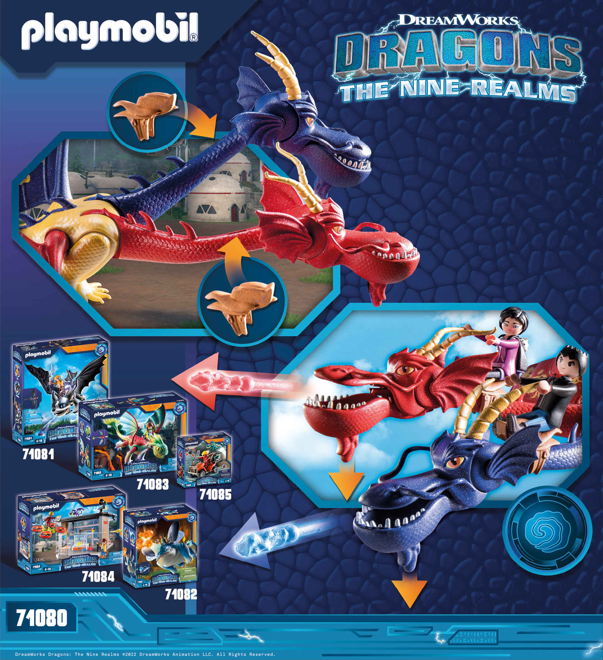 Playmobil: Dragons - Nine Realms Wu & Wei mit Jun