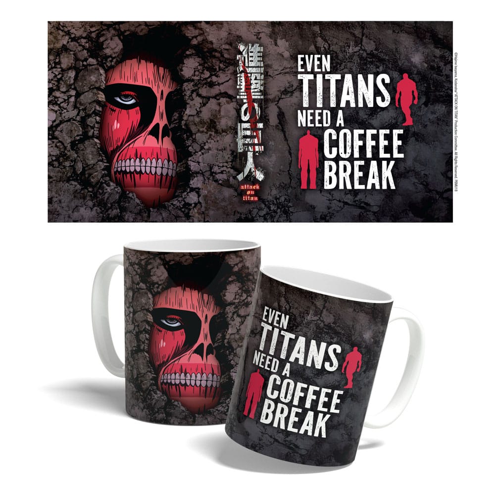 Attack on Titan: Tasse Even Titans need a Coffee Break 325ml