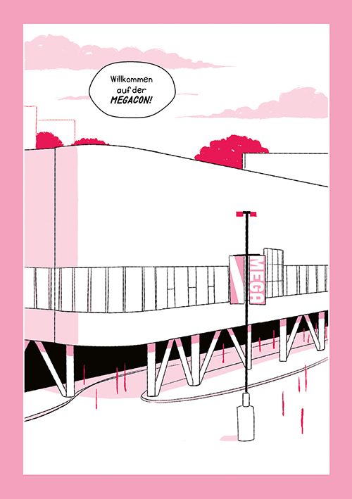Crossplay pink, promotional, megacon, stadium, railway