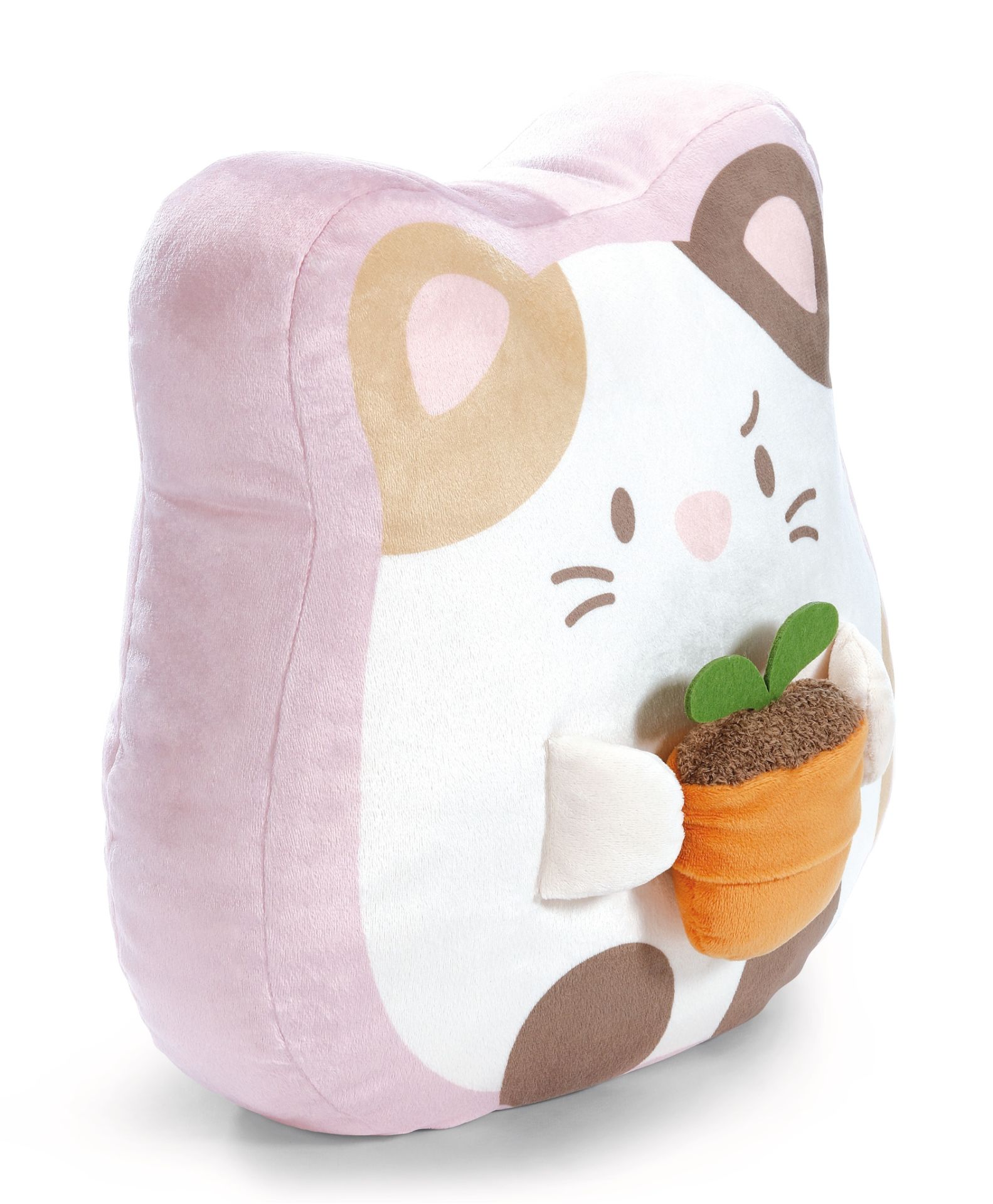 MyMochi: Plüsch Kissen Katze Angy mit Blumentopf 35cm