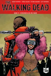 Zombie, Walking Dead, cover, two characters, combat gear