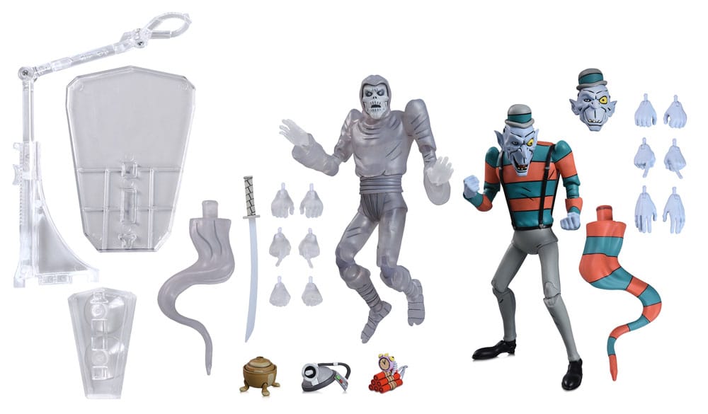 Teenage Mutant Ninja Turtles AF: Creepy Eddie & Shibano-Sama 2er Set (Cartoon) 18cm Person, Kunst, Zeichnen
