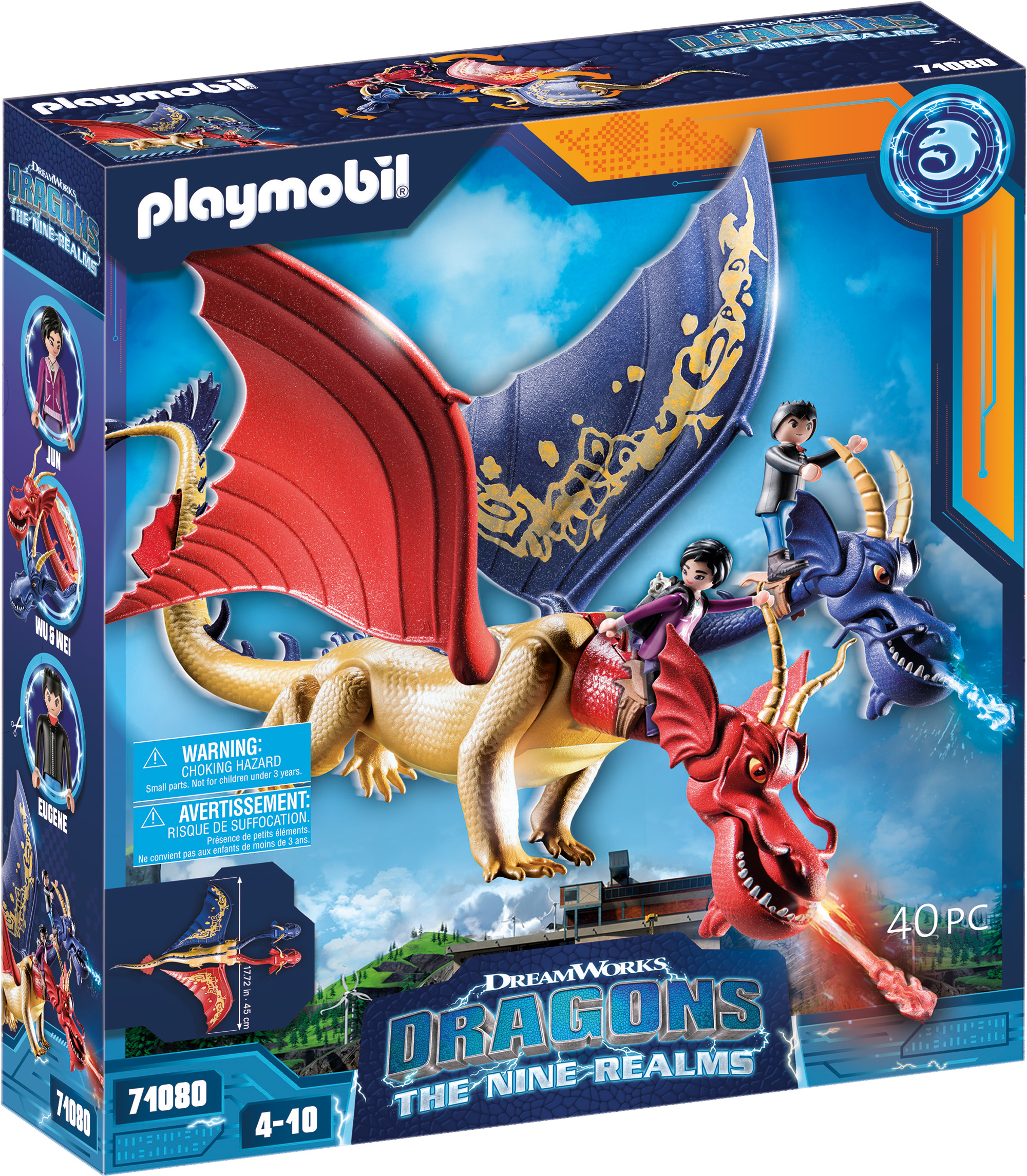 Playmobil: Dragons - Nine Realms Wu & Wei mit Jun