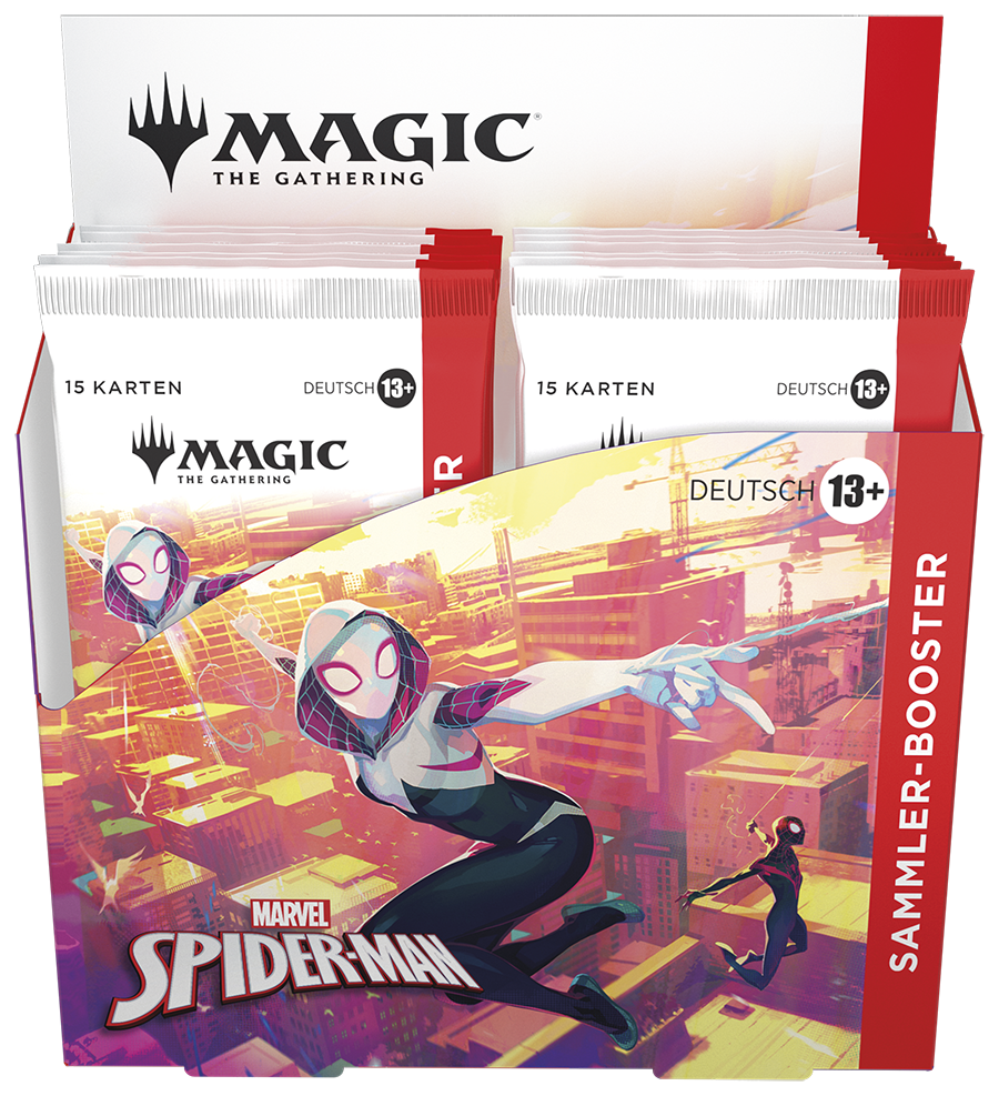 Magic CCG dt.: Marvel's Spider-Man Sammler Booster Display Magic CCG dt.: Marvel's Spider-Man Sammler Booster Display