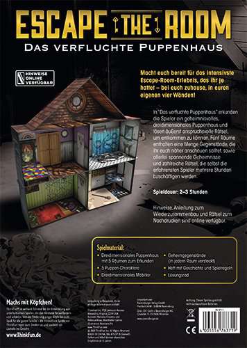 Escape the Room - Das verfluchte Puppenhaus Escape the Room - Das verfluchte Puppenhaus