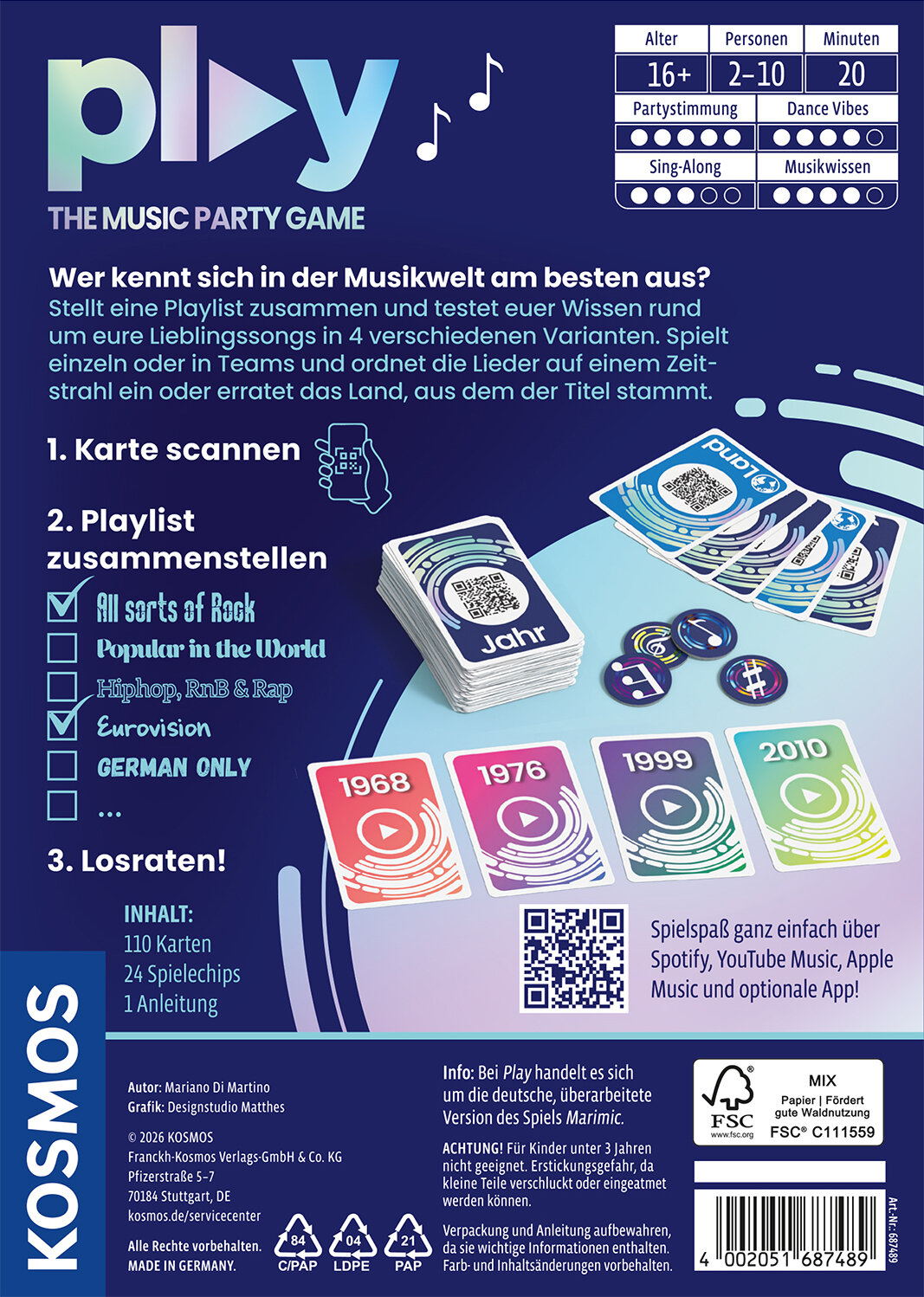 card game, playlist, music theme, cards, chips