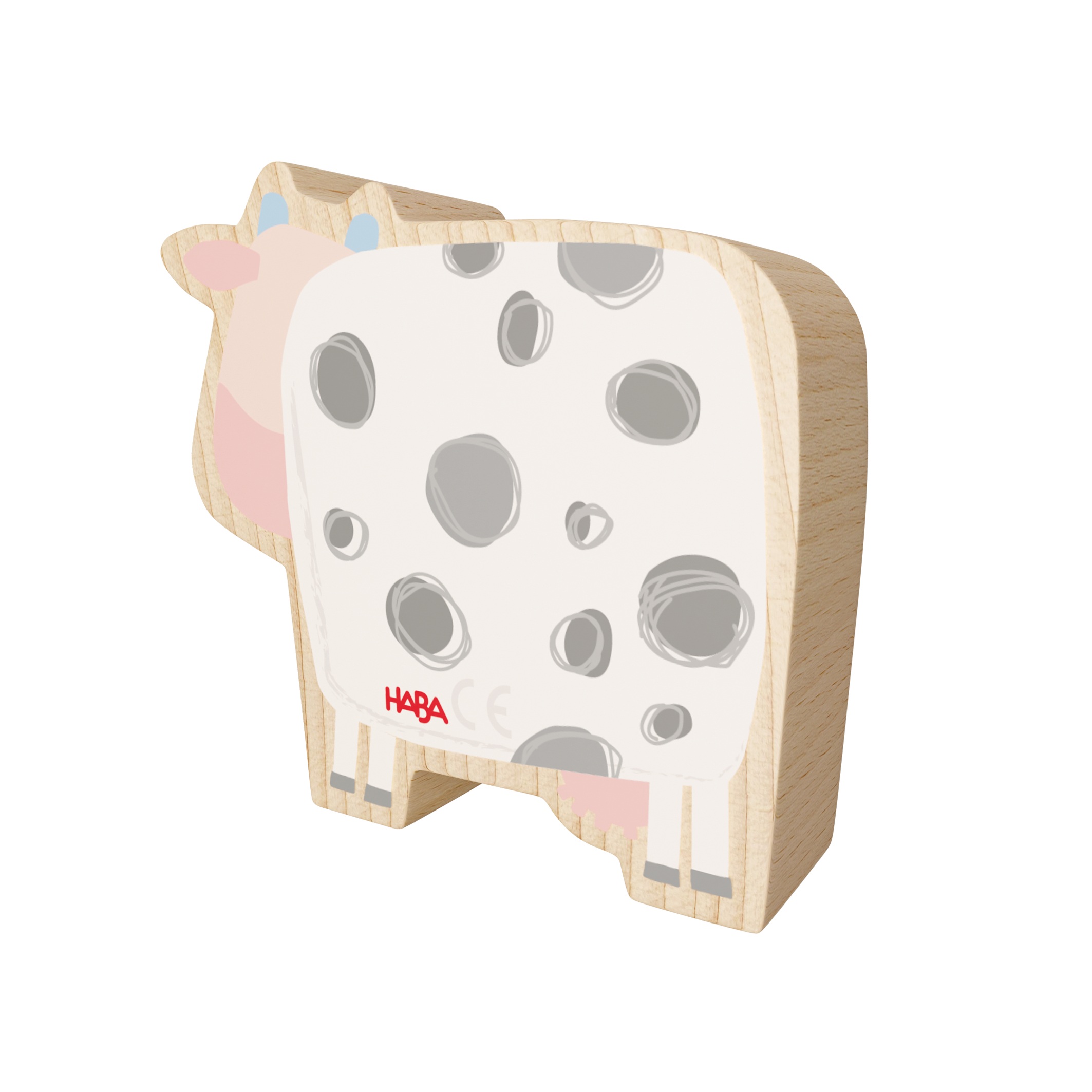 Holzspielzeug, Kuh, Holz, Spielzeug, Pferd-Form