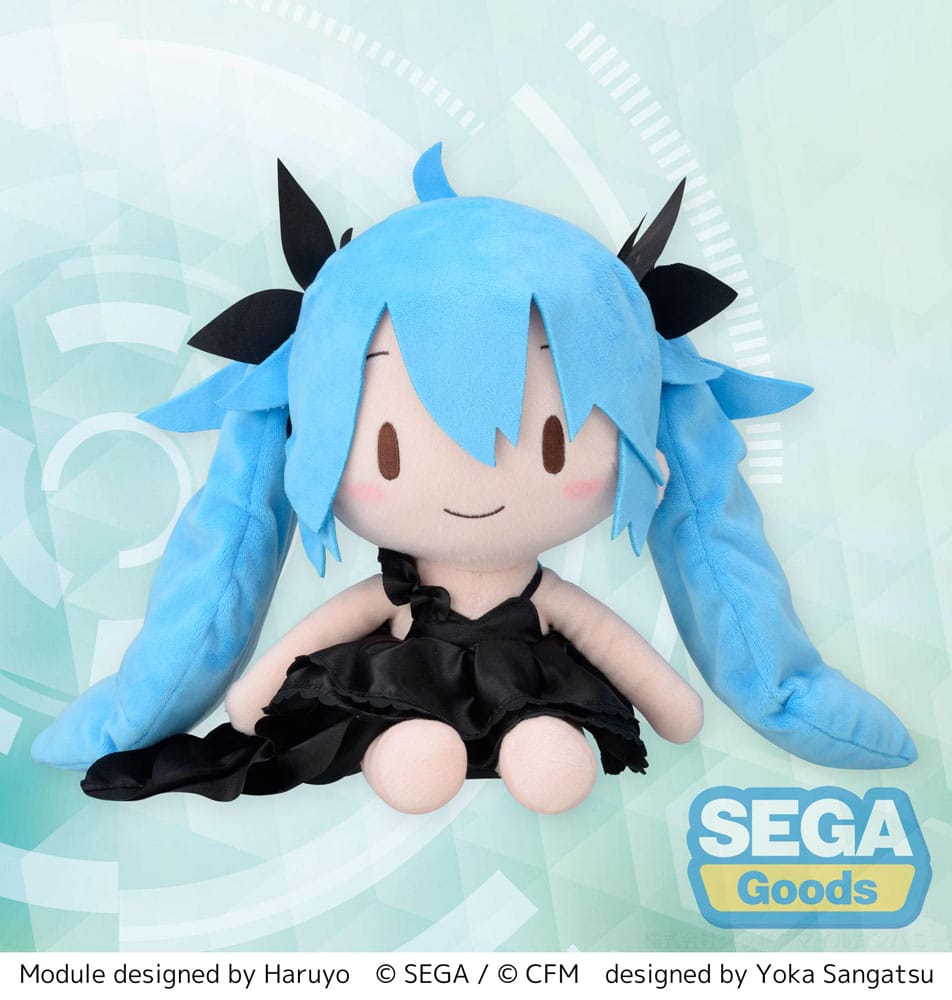 Plush, Hatsune Miku, blaues Haar, Kleid, SEGA Goods