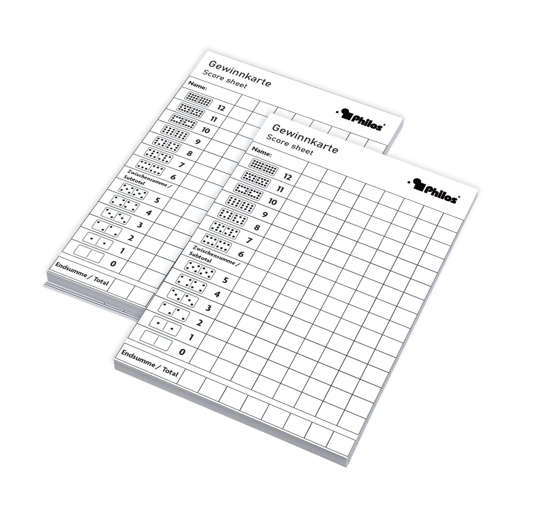 Gewinnkarte, Score sheet, Domino scorecard, Spielkarten, Philos