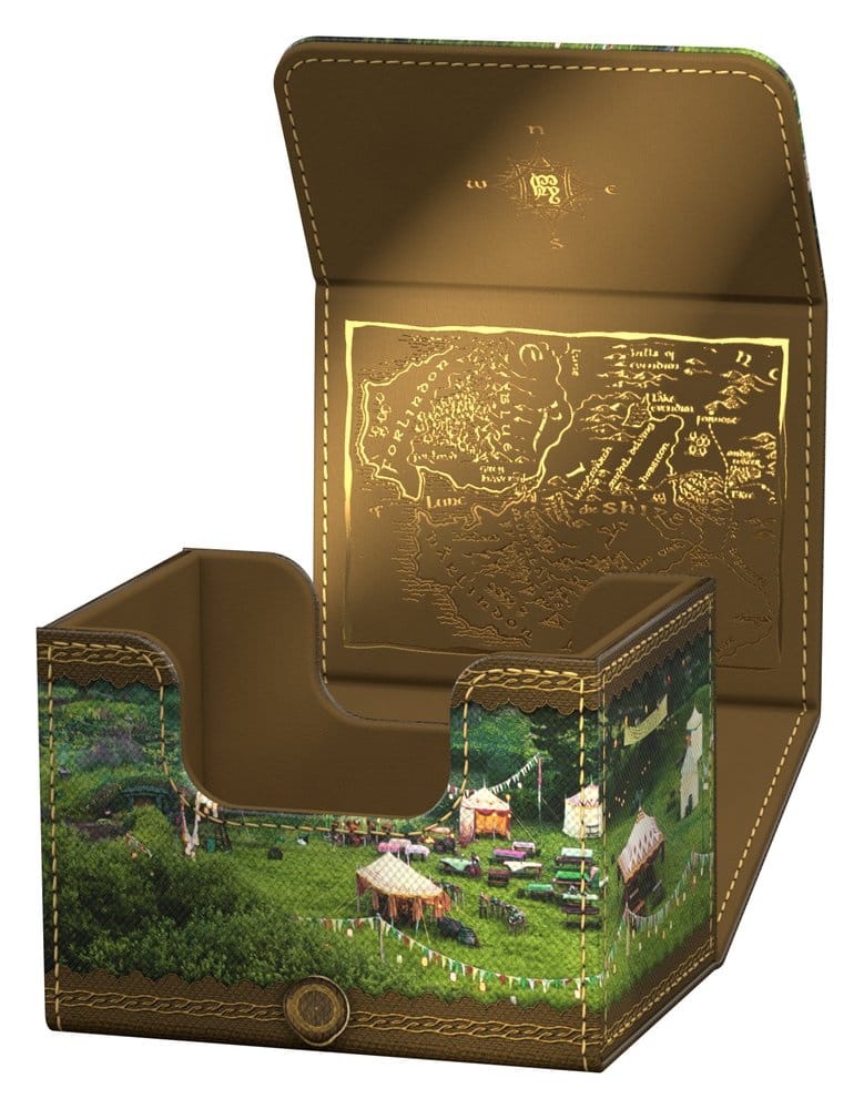 Ultimate Guard: Deckbox Sidewinder 100+ Lord of the Rings - The Shire wallet, Halter, braun, gestickt, Outdoor-Szene