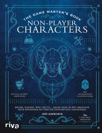 Nicht-Spieler-Charakter, Spielleiterbuch, Blaues Cover, Spielleiterhandbuch, Kunstwerk
