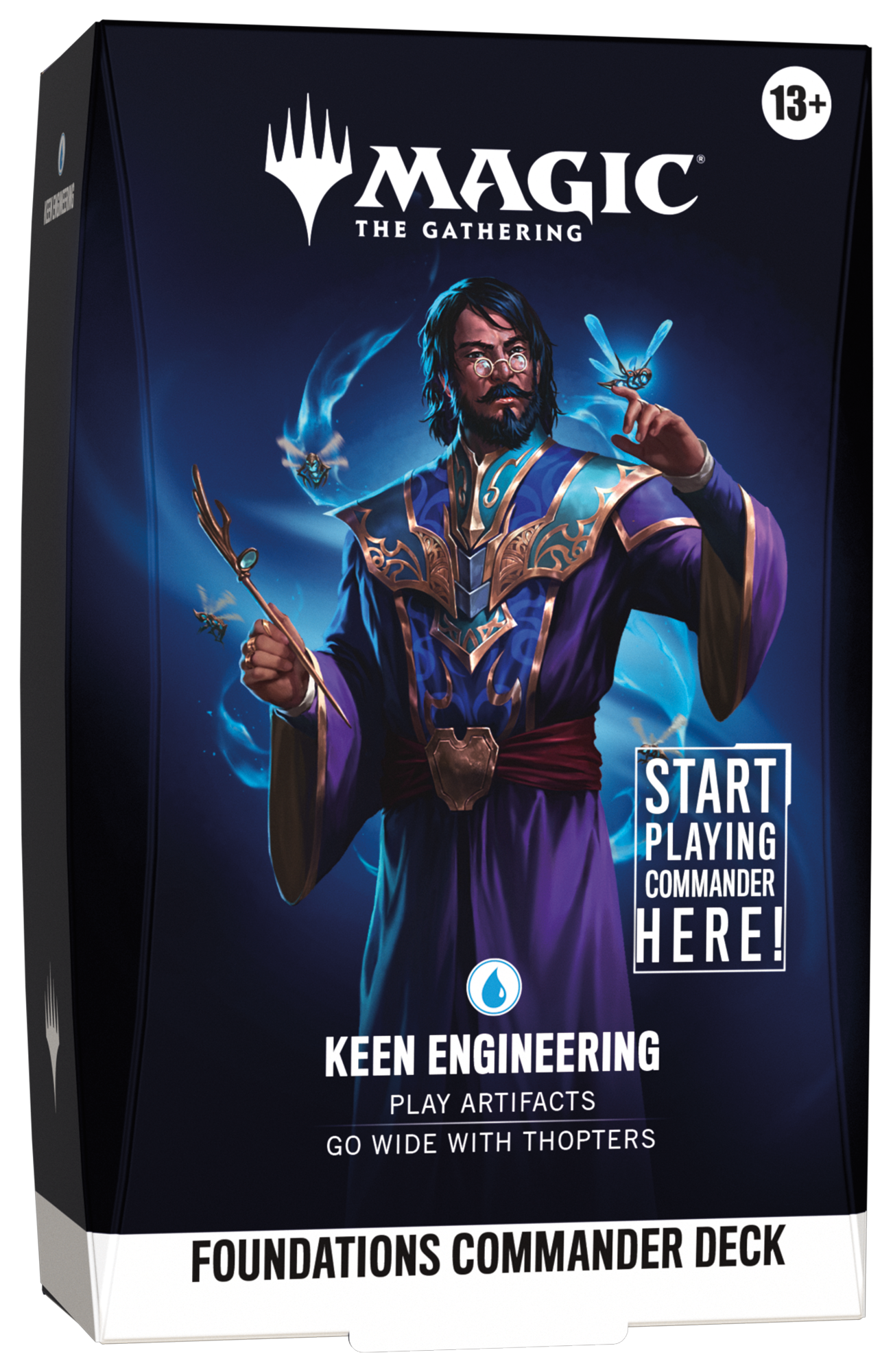 Magic: The Gathering, Foundations Commander Deck, Keen Engineering, artifacts, deck box