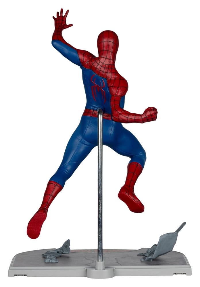 Marvel Collection: Statue Spider-Man (Brand New Day 2026) 24cm (mit Poster) Spider-Man, Figur, Actionfigur, Ständer, Roter/blauer Anzug
