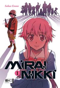 Mirai Nikki Bd.1 anime, manga, girl, pink hair, cover art