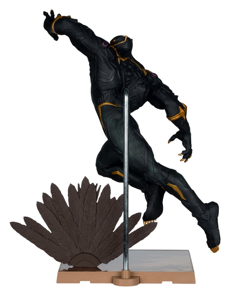 Marvel Rivals Collection: Statue Black Panther 27cm (mit Comic) Superheldenfigur, Statue, Actionfigur, Asien-inspiriert, Standfigur