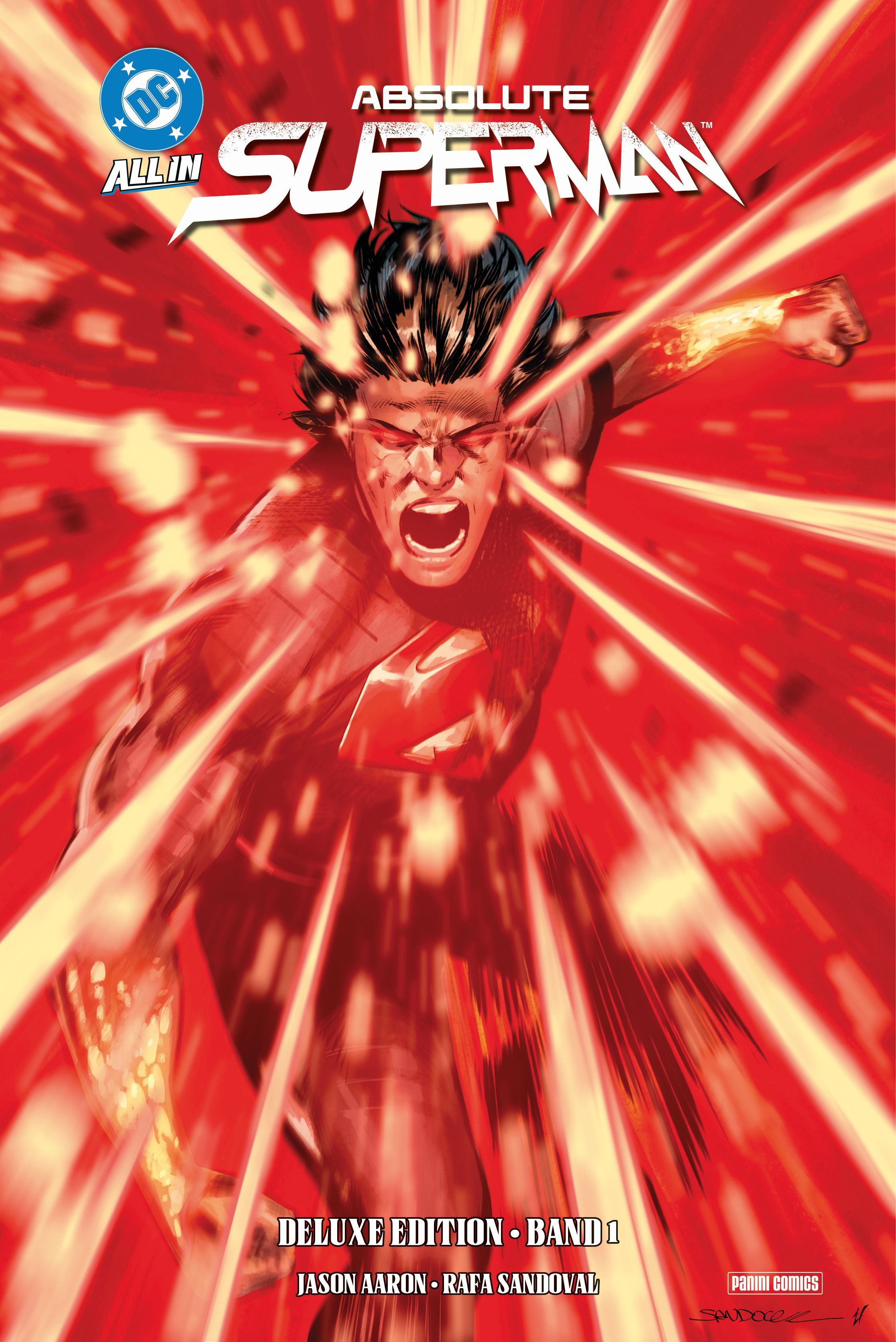 Absolute Superman DLX HC Superman-Comic, Deluxe Edition, Band 1, Comicbuch, Roter Einband