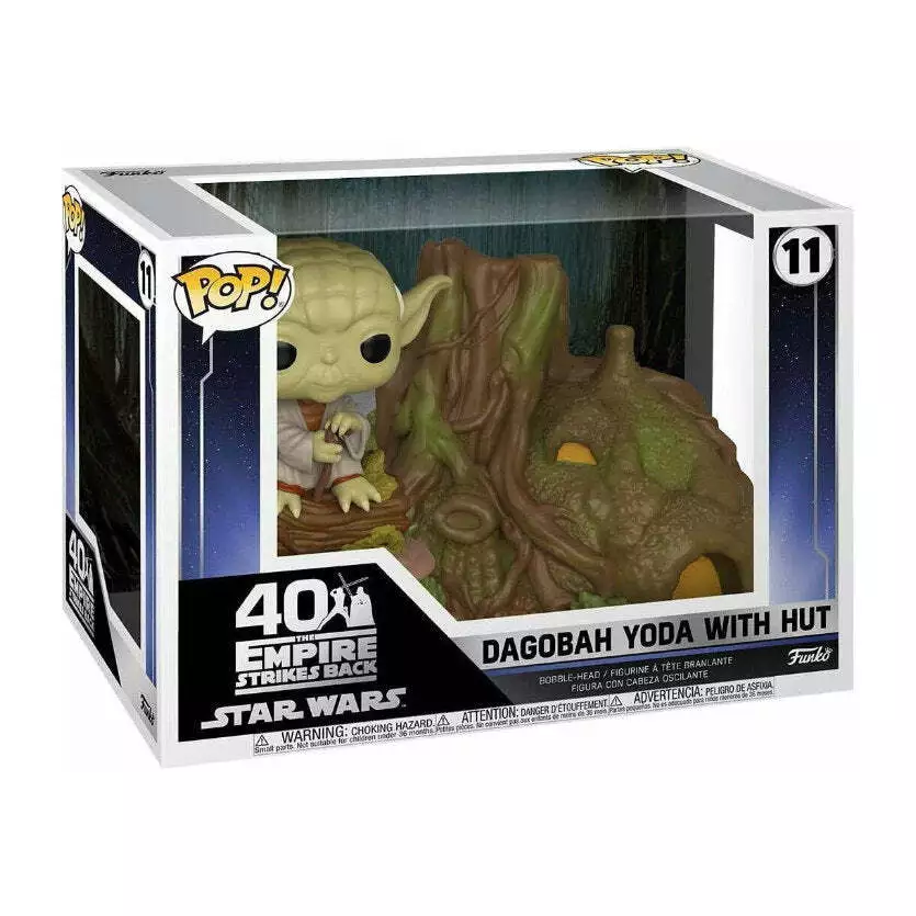 Star Wars: POP Bobble Head Dagobah Yoda with Hut (11)