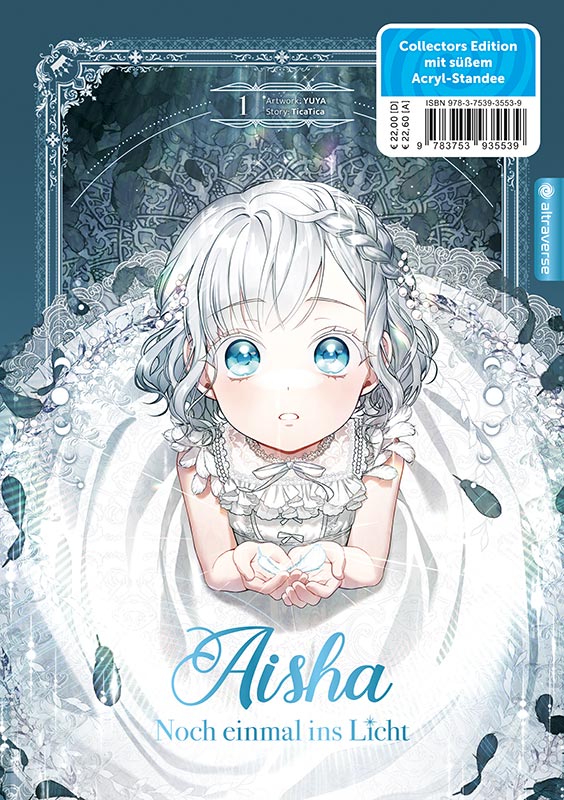 Aisha - Noch einmal ins Licht Bd.1 Collectors Edition Manga, Aisha, Kinderfigur, Brautkleid, Hellblau