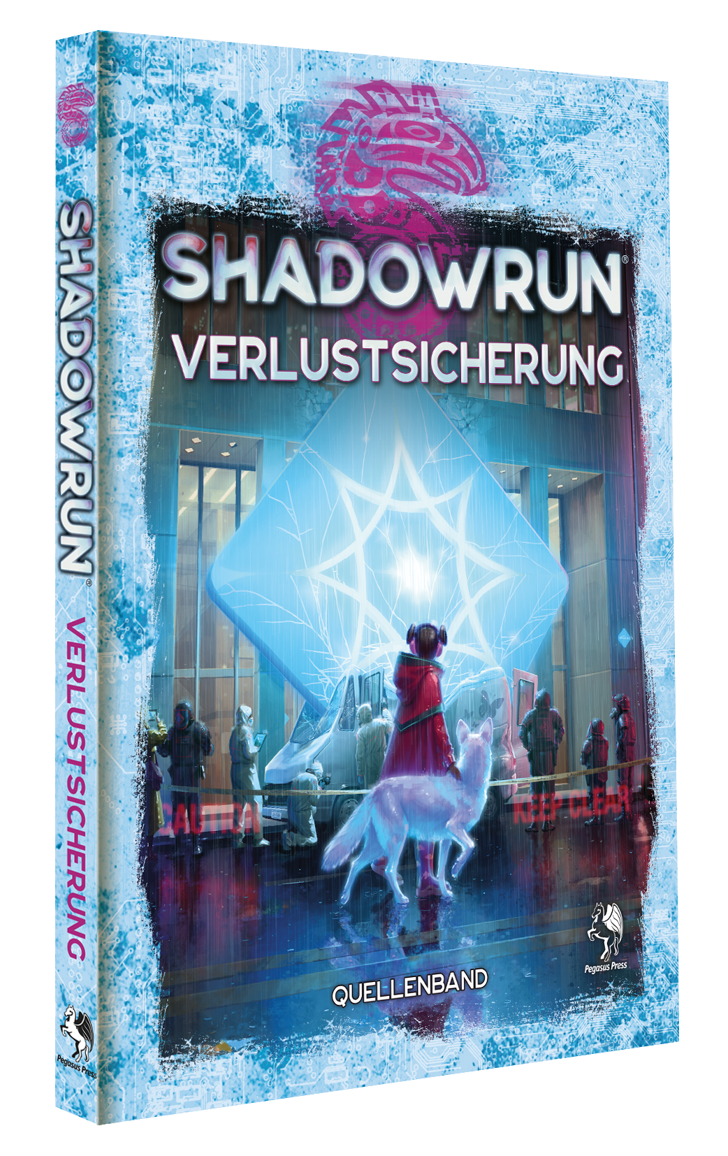 Shadowrun: Verlustsicherung Verlustversicherung, Shadowrun, Spielbuch, Rollenspiel, Neon-Boxart