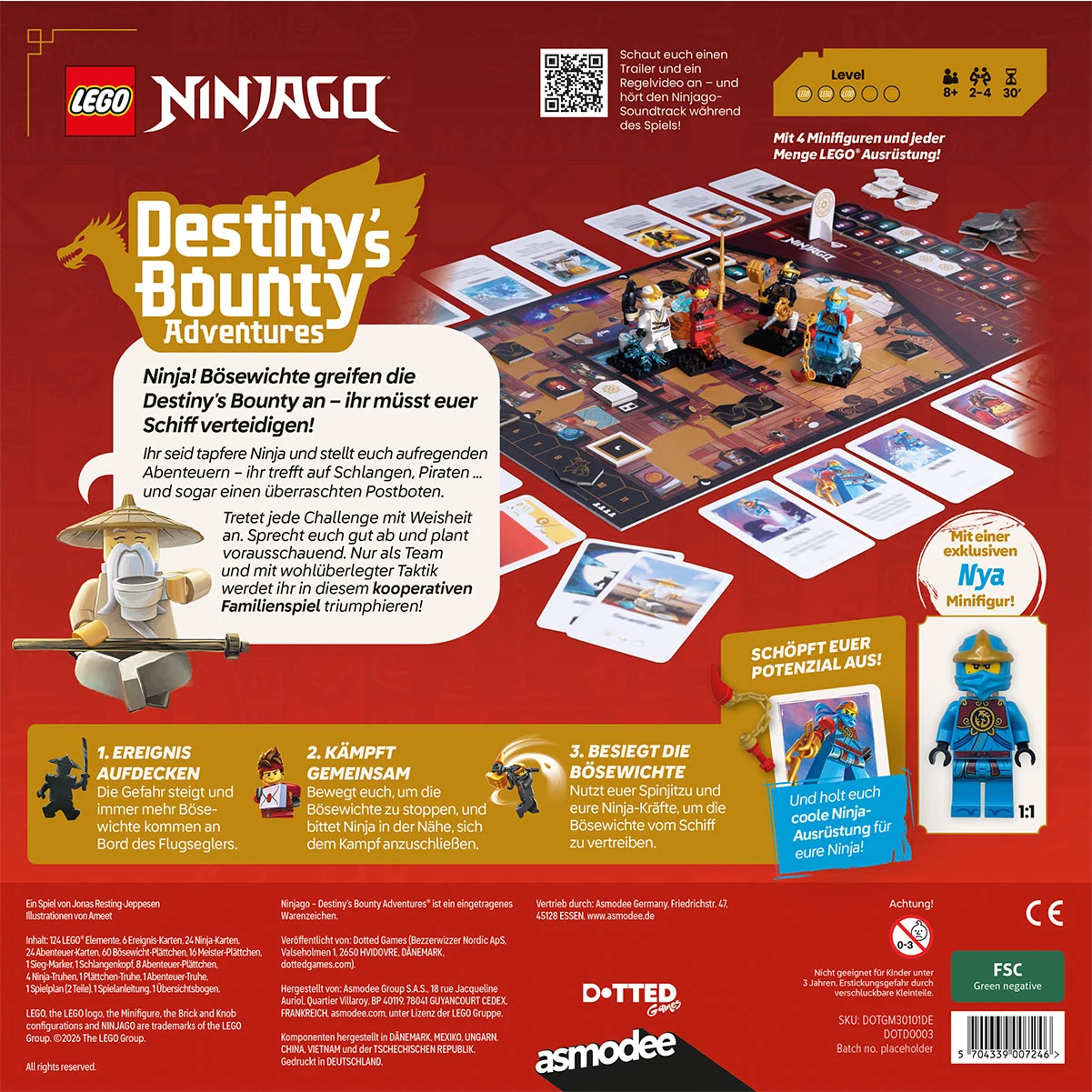 Ninja-Figur, Brettspiel, Minifiguren, Destiny's Bounty, Ninja-Thema