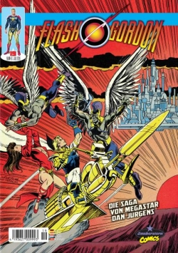 Flash Gordon Magazin #19 Comic, Cover, Superheld, Drachenflügel, Flugzeug