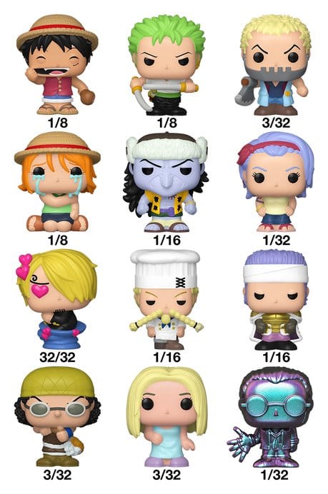 One Piece: POP Bitty Blind Bags 2,5cm Funko Pop, Figurine, Minifigur, Sammeln, Cartoon