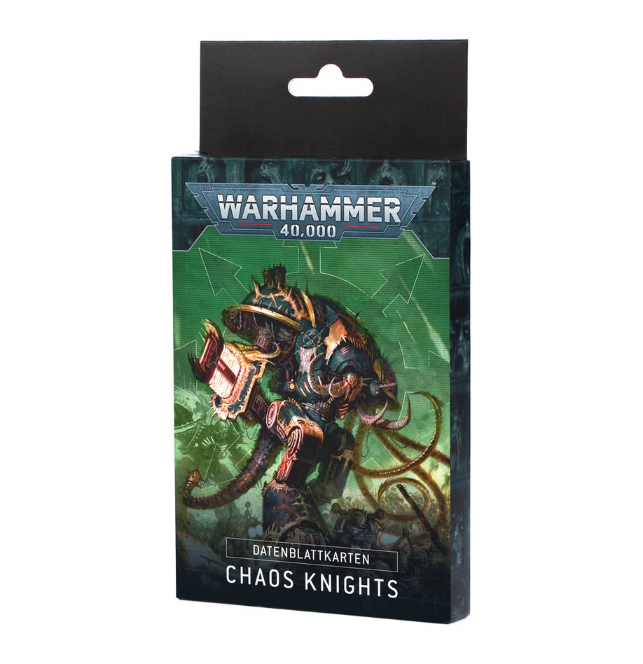 Warhammer 40k: Datasheet Cards - Chaos Knights dt. Warhammer 40k: Datasheet Cards - Chaos Knights dt.