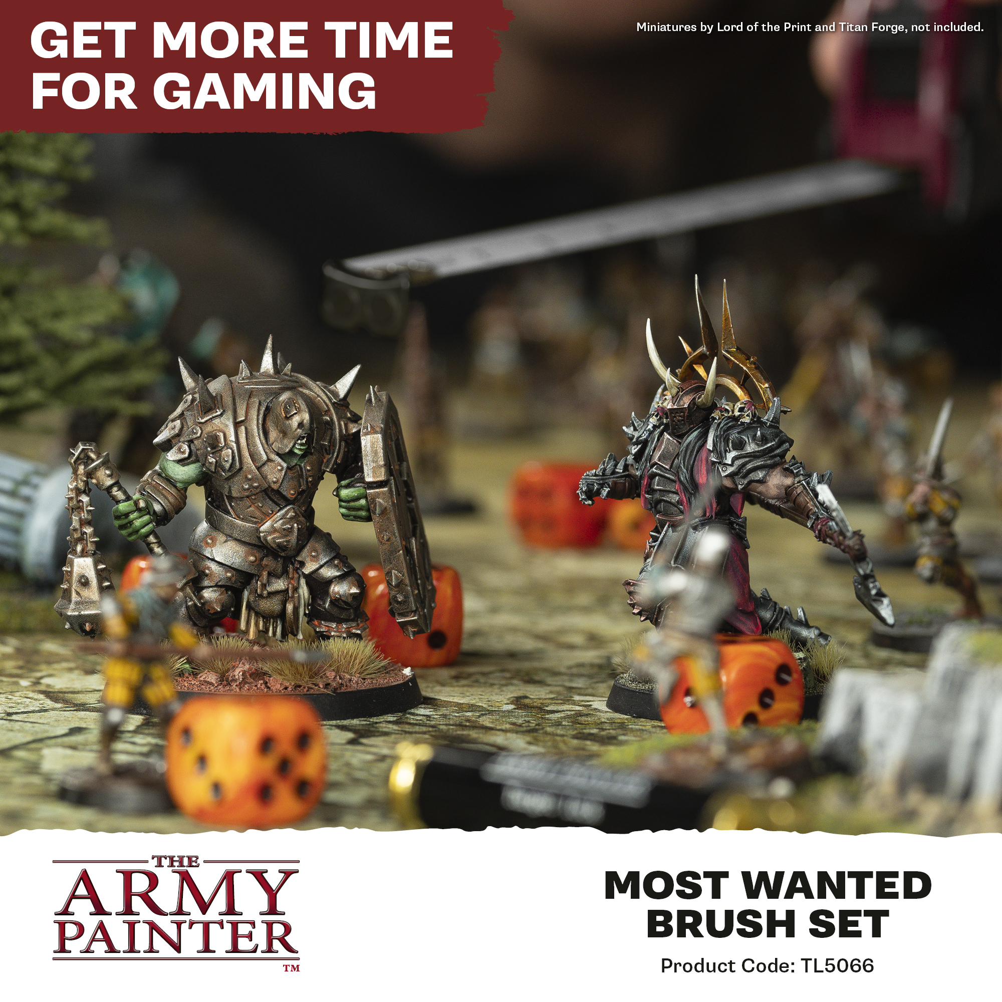 Army Painter: Most Wanted Brush Set Miniatur, Figuren, Wargaming, Brettspiel, Model