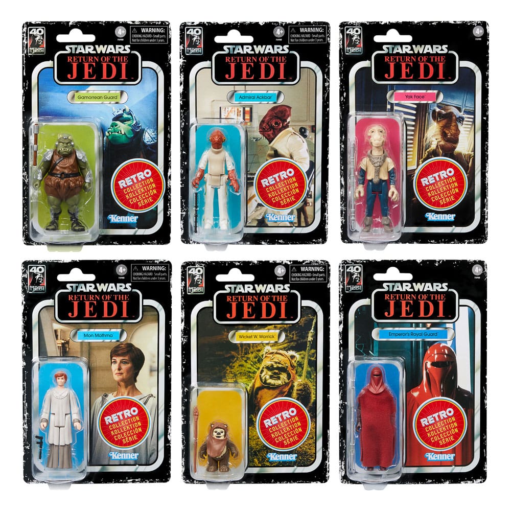 Star Wars Figur, Jedi Figur, Aktionsfigur, Kenner Spielzeug, Retro Kollektion