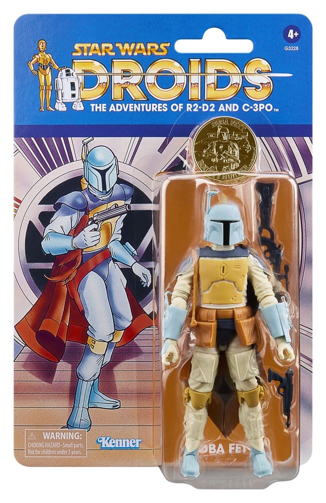 Star Wars AF: Doids Black Series Boba Fett mit Münze 15cm Star Wars, Droids, Action figure, Boba Fett, Vintage packaging
