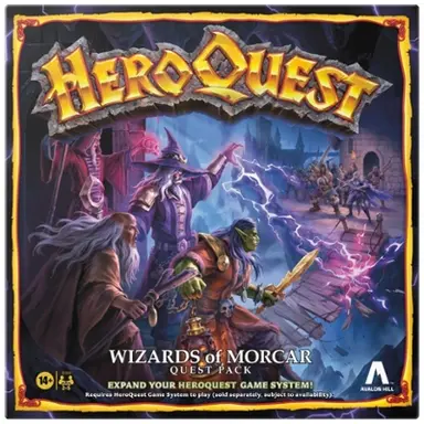HeroQuest: Wizards of Morcar Quest Pack engl. Brettspiel, HeroQuest, Spielbrett, Wizards of Morcar, Kampfauswahl