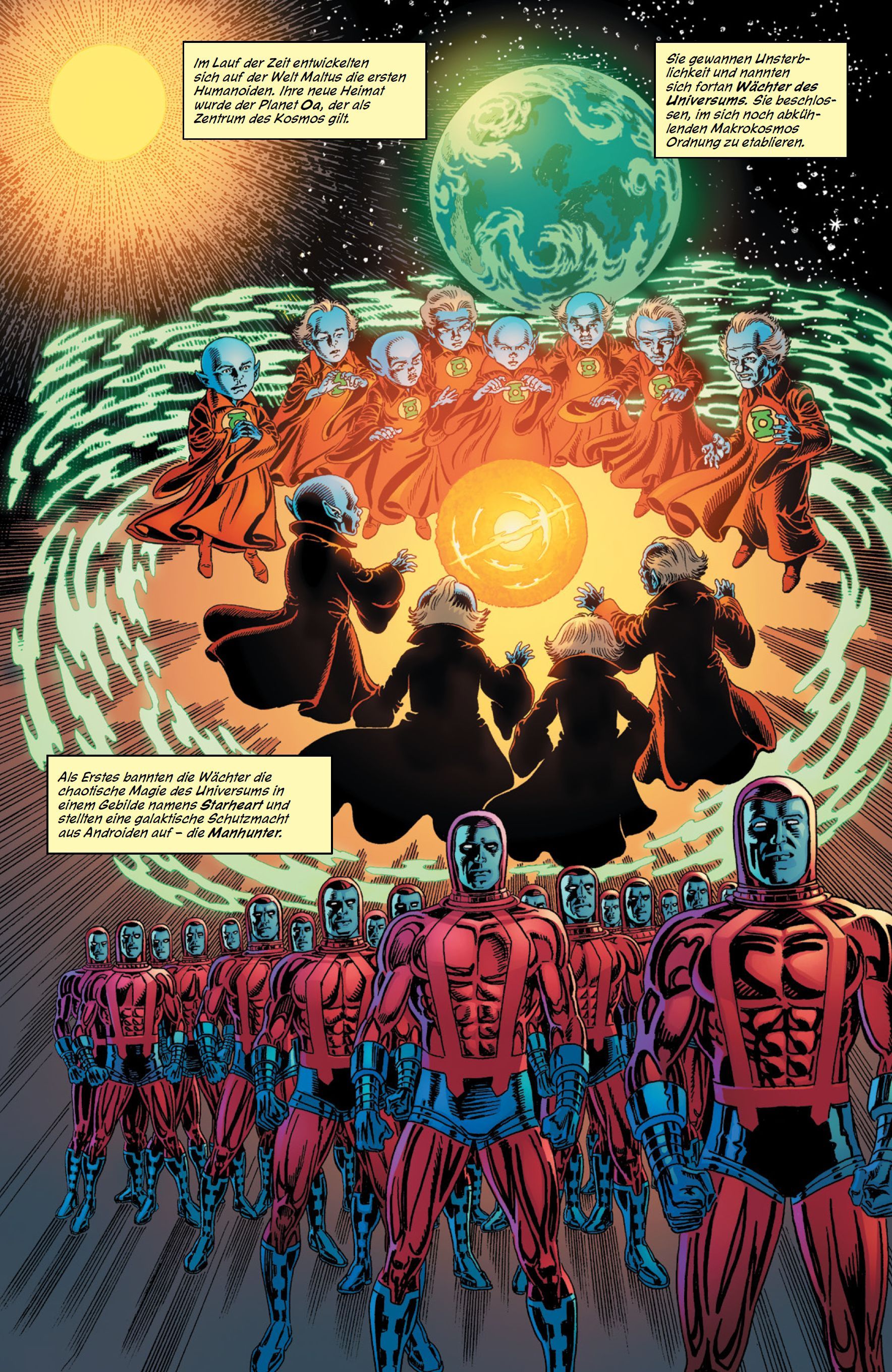 SciFi, Aliens, Robots, Roter Anzug, Kreislauf-Szene